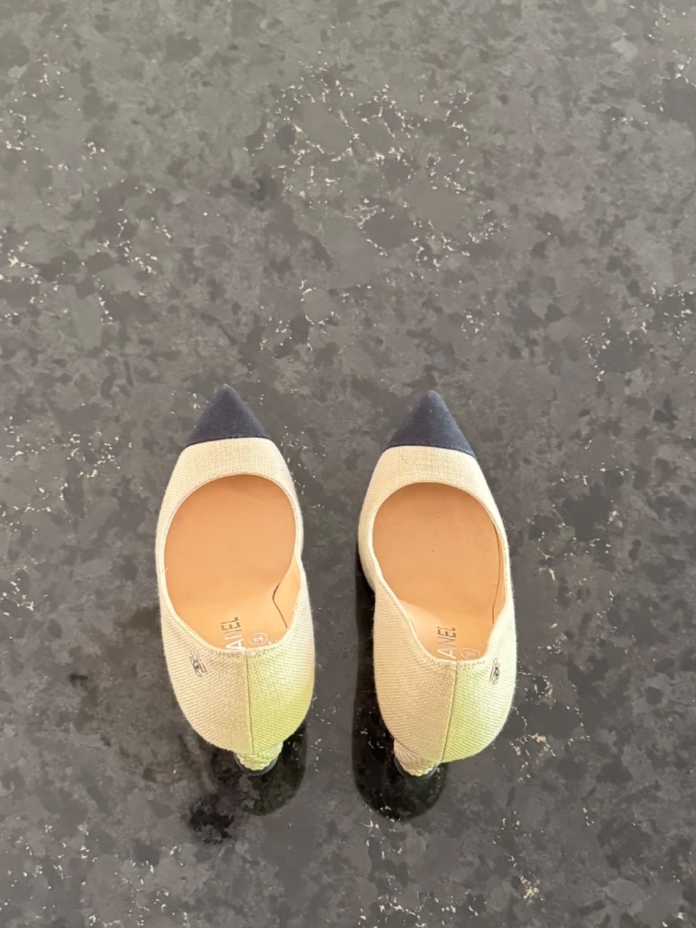 Chanel Colorblock Pattern Pumps - Picture 5 of 13
